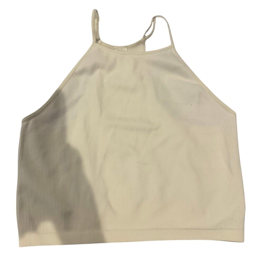 DSG Cream Ribbed Women's‎ Crop Top